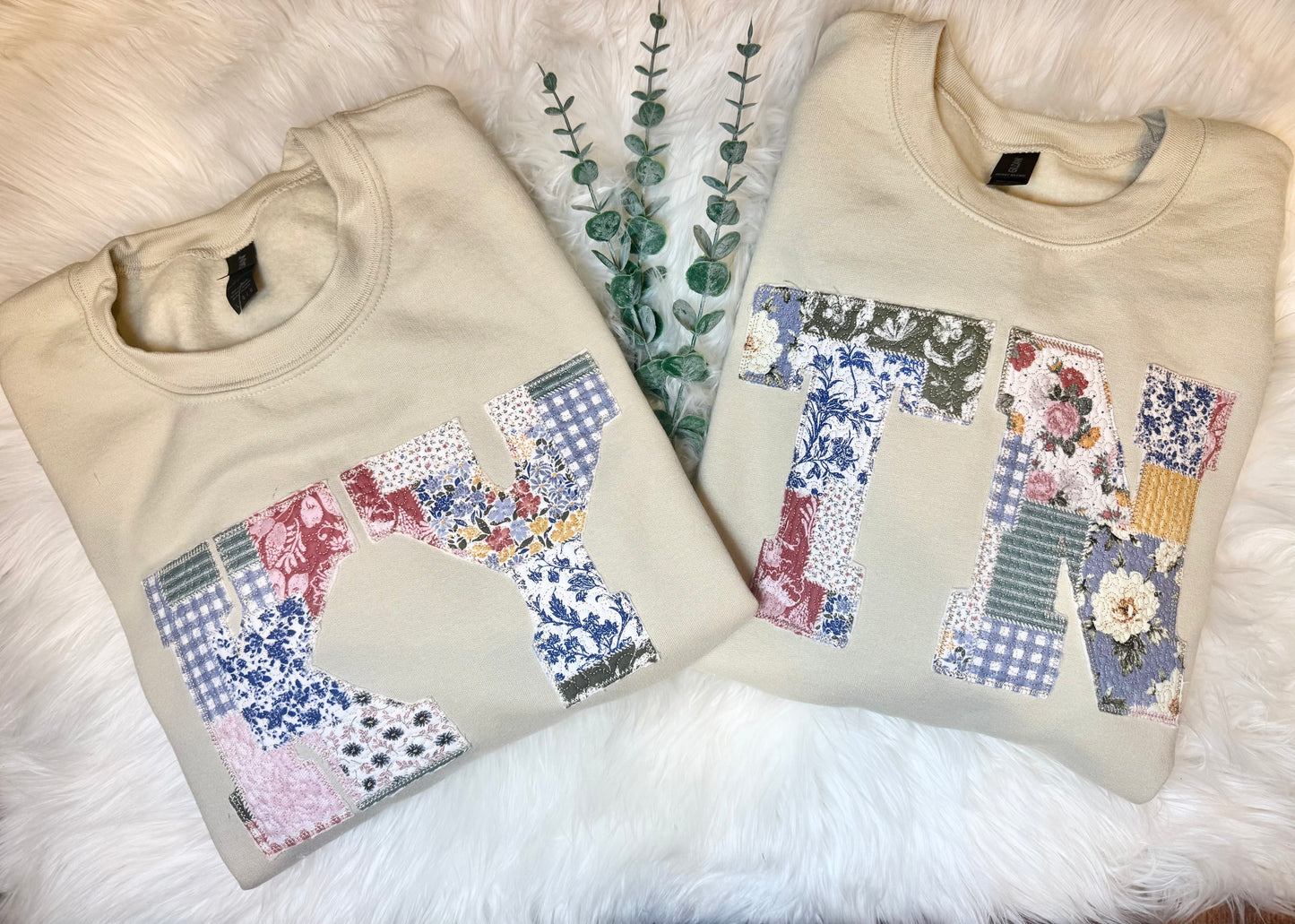 Quilted state letters