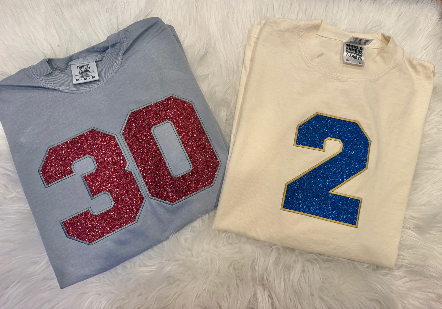 Number tee